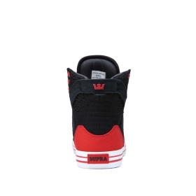 Supra SKYTOP Høye Sneakers Dame Svart/Svart/Hvite | NO-65406